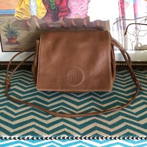 Carolina Herrera Saddle lambskin crossbody bag